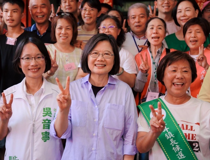 蔡總統懇託彰化鄉親 支持吳音寧、江熊一楓勝選
