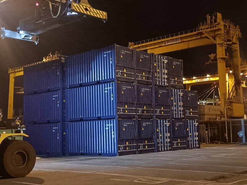 天使輪貨櫃打撈173只 跟颱風賽跑出動空拍機搜尋