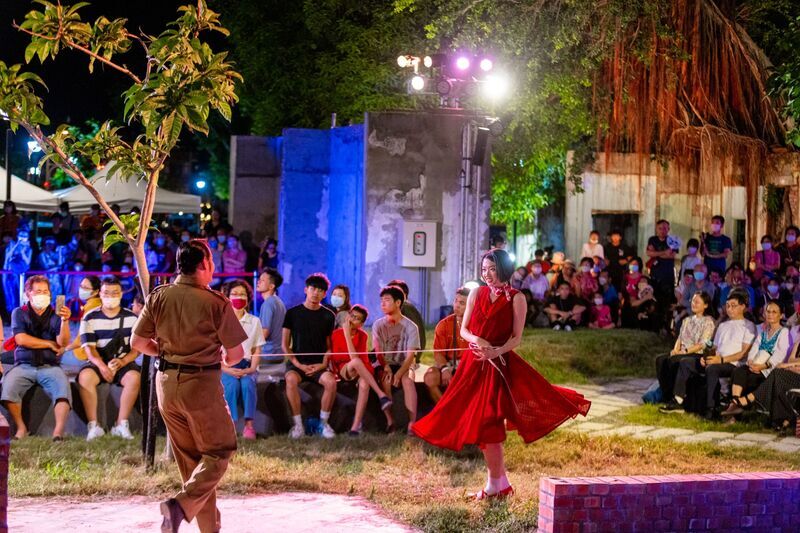 屏東遺構公園戶外劇場8月登場 民眾伴夕陽看演出