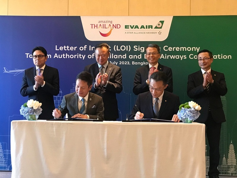 泰國觀光局和長榮簽署合作意向書 促進旅遊市場