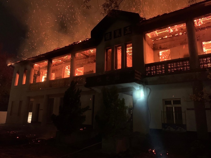 縱火燒屏榮歷史建物隊史館 男一審判刑4年2月