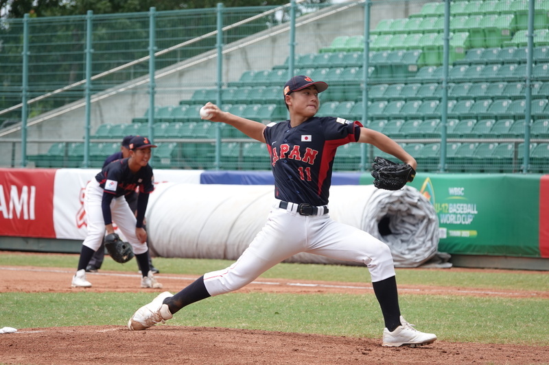 U12日本隊皆川旺介對美好投 沒能完封不甘心
