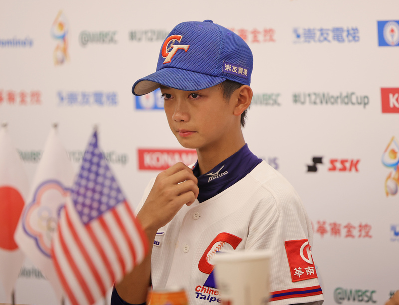 林品佑U12挨轟自責落淚 沈偉凡守備傷退