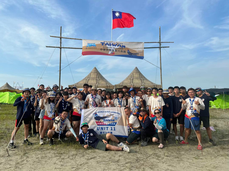 基隆童軍赴韓國大露營 男童中暑打點滴後無大礙