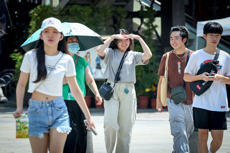 西南風沉降影響 花蓮瑞穗高溫40.2度