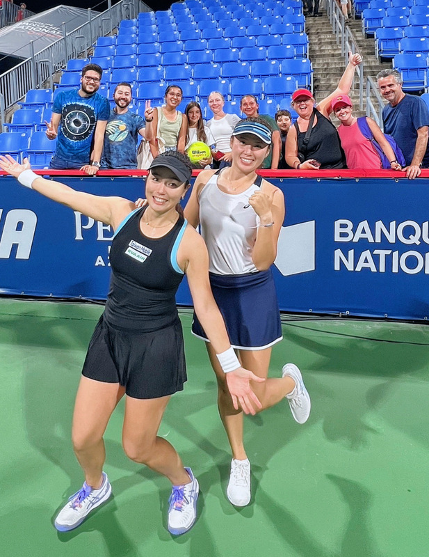 詹詠然攜中國搭檔楊釗煊 晉WTA蒙特婁女網8強