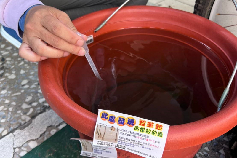 台南增59例本土登革熱 市民通報積水容器案攀升