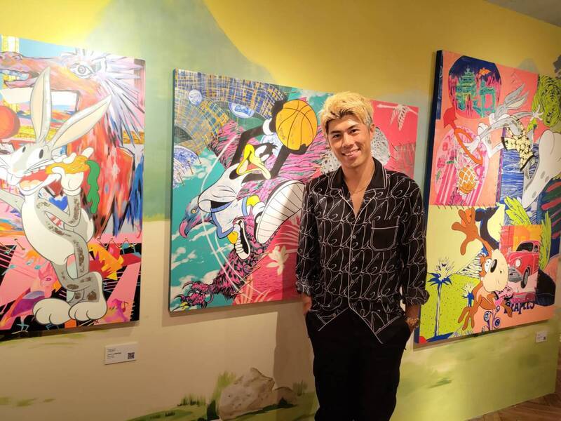 黃偉豪打造狂野兔巴哥 暖身福爾摩沙藝博會