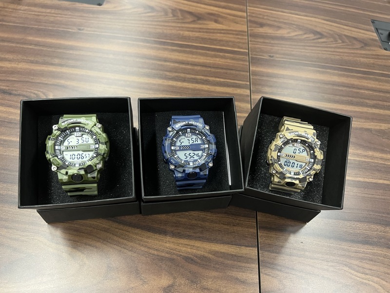 台中市役男限定入伍迷彩電子錶 志願役也可領取