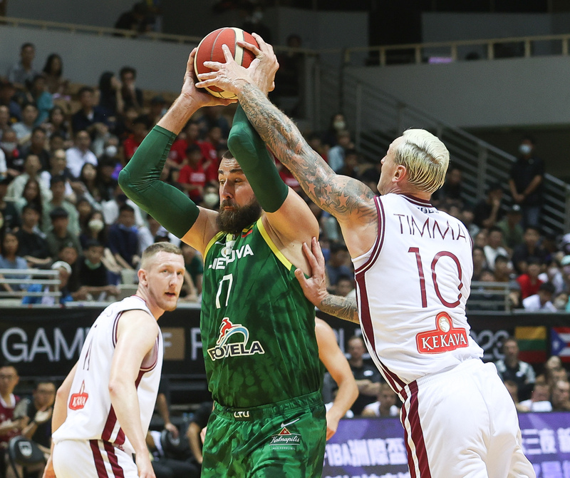 世界盃熱身賽最終戰 立陶宛輕取拉脫維亞