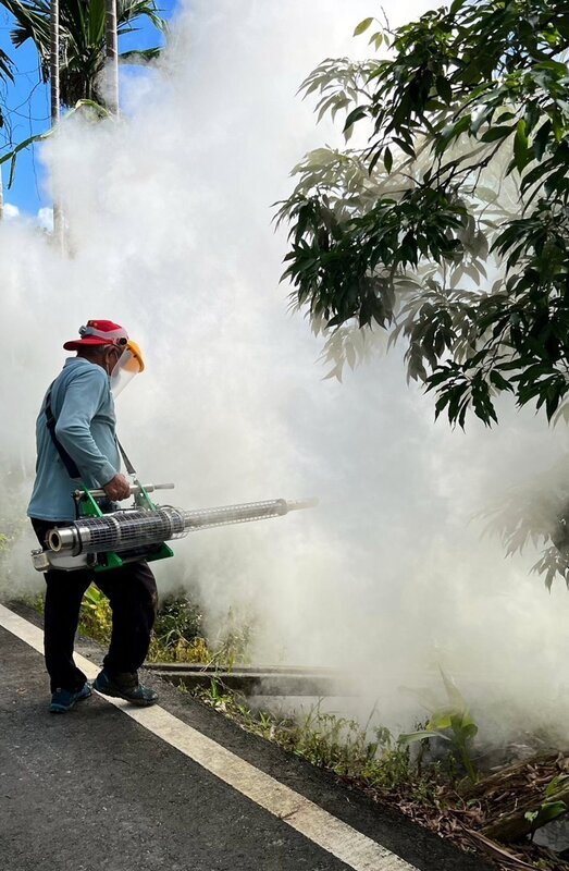 登革熱確診足跡至中埔 嘉縣府化學清消防治從嚴