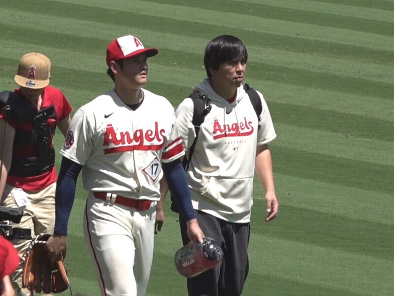 大谷翔平44轟出爐 因手臂疲勞提前退場