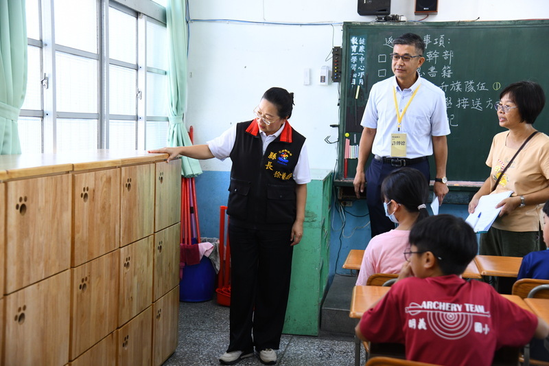 花蓮縣府補助改善教室置物櫃 盼減輕學生書包重量