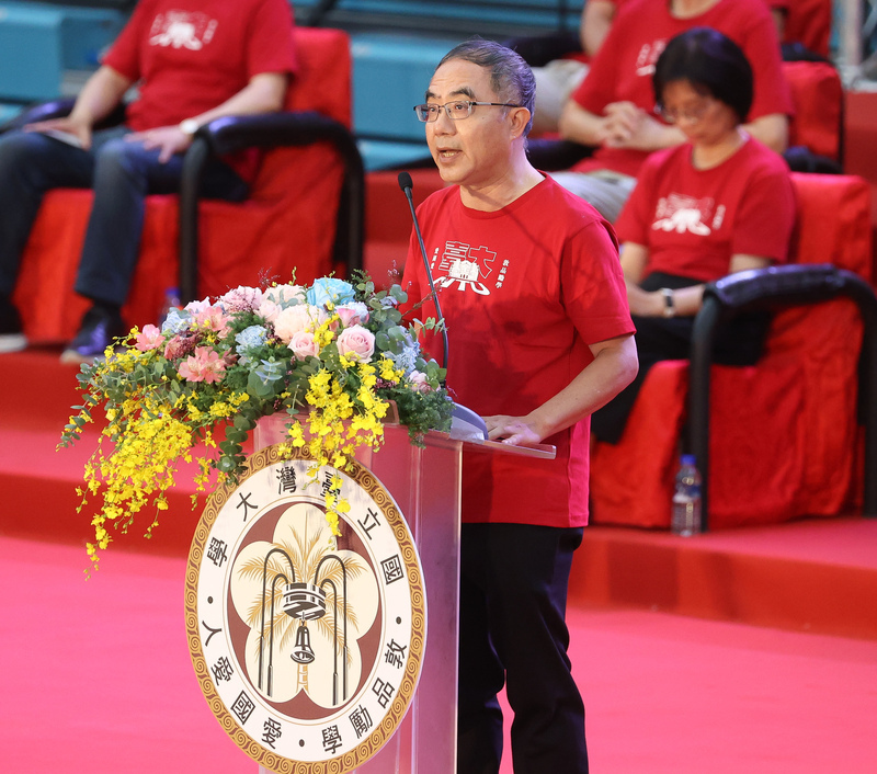 台大校長也曾補考重修 勉新生培養挫折忍耐力