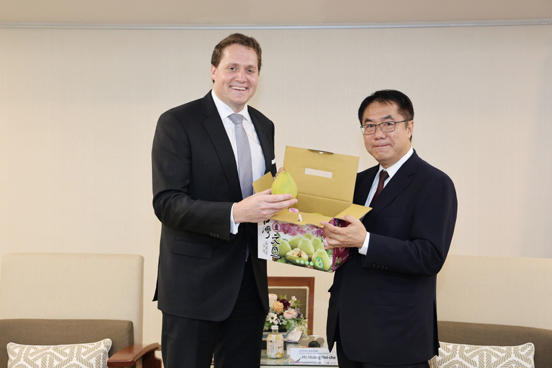 AIT高雄分處長訪台南 黃偉哲邀參加台南400