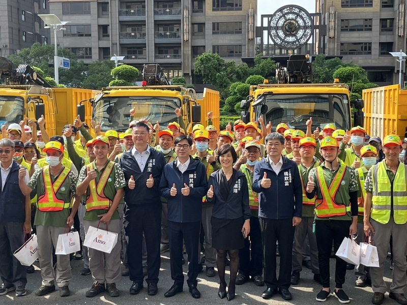 助台東風災後復原 陳其邁:百名隊員2天榮譽假