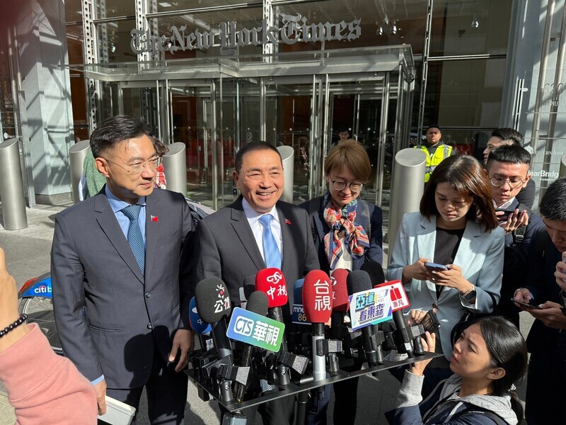 拜會美智庫 侯友宜：對美支持台灣不會視為理所當然