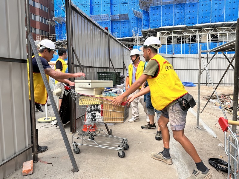 大直街民宅下陷開放第4輪取物 延長至1小時