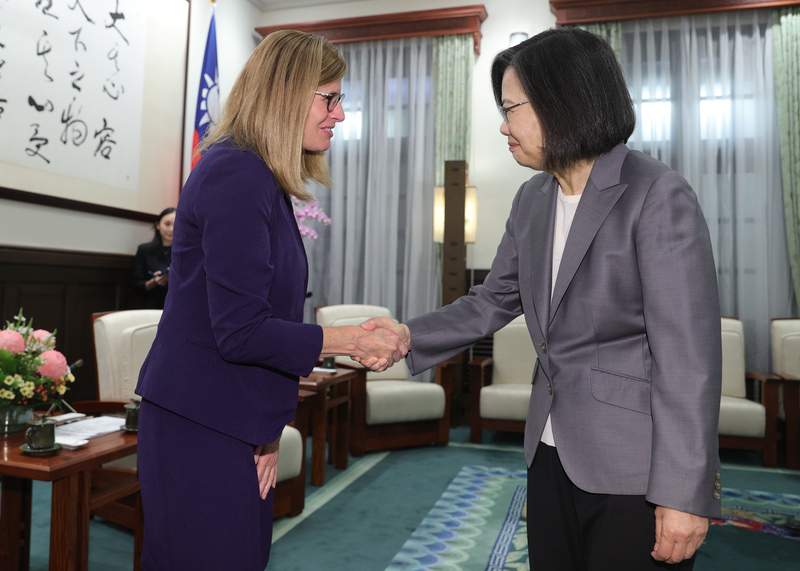 總統：資安即國安 期待與美國等民主夥伴強化合作