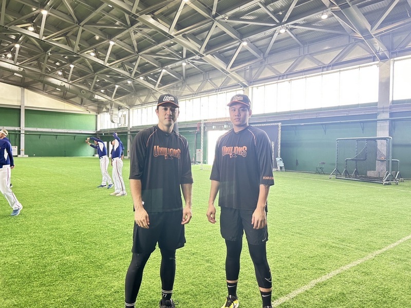 亞運成棒隊林安可、林子豪報到 旅外陸續抵台