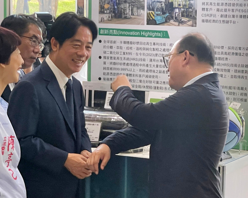 賴副總統：低軌道衛星是台灣要發展的下一世代通訊