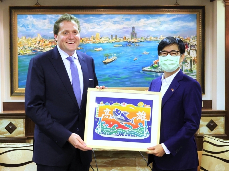 AIT高雄分處長來訪 陳其邁：盼美挺台參與CPTPP