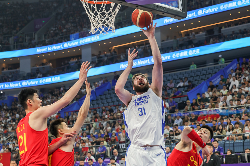 亞運台灣男籃不敵中國 預賽吞首敗