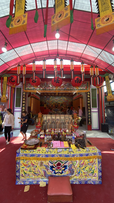 彰化南瑤宮封廟整修 41尊神像搬至臨時行宮