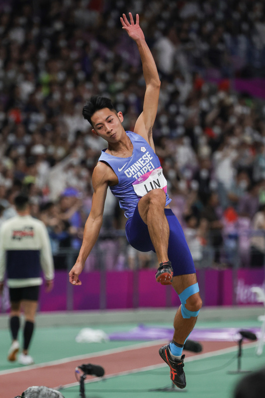 跨不過8公尺大關 林昱堂亞運男子跳遠獲第5