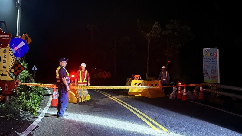 屏東山區總雨量估700毫米 台24線往霧台鄉路段封閉