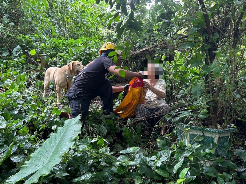 失智婦人走失 竹市搜救犬投入搜索成功救援