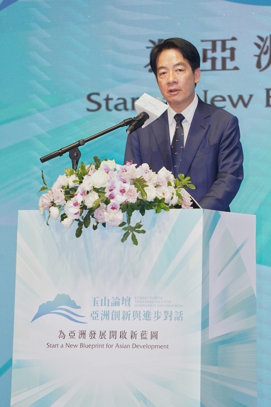 賴副總統:印太地區和平穩定 世界就和平繁榮