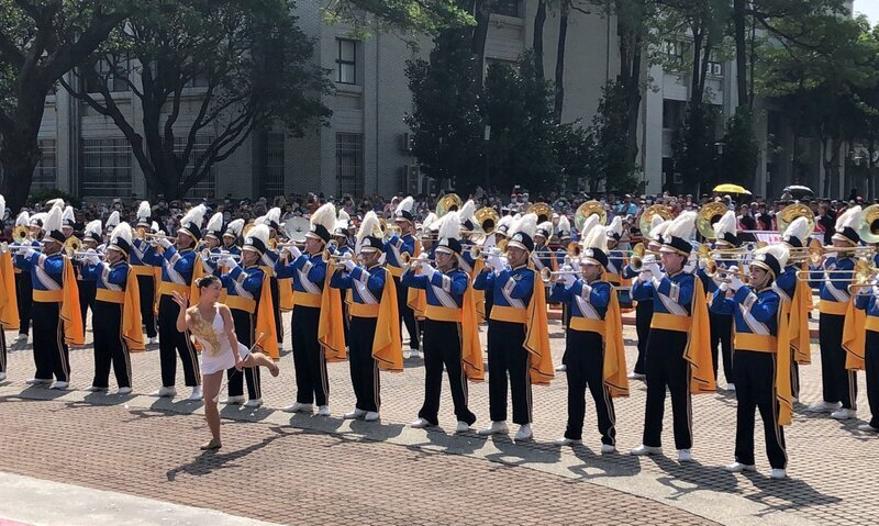 棕熊行進樂隊在嘉縣演出 合奏高山青驚豔全場