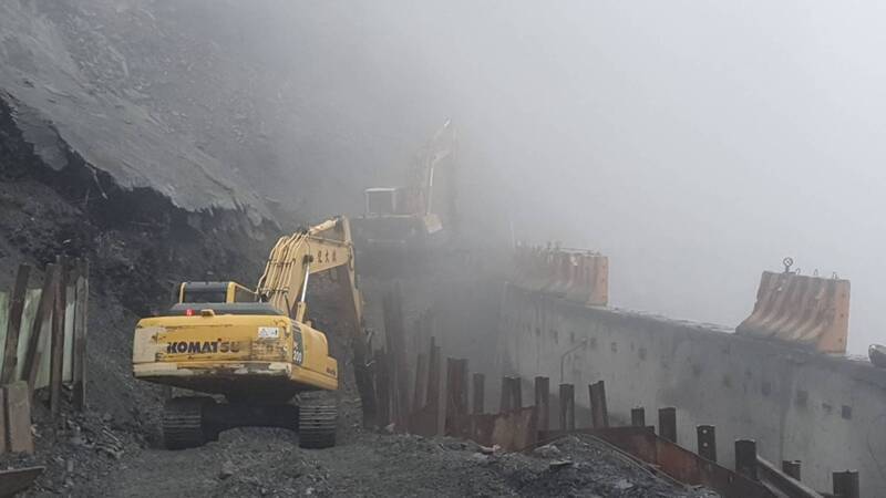 中橫關原災修路段加固補強 全天5個時段放行