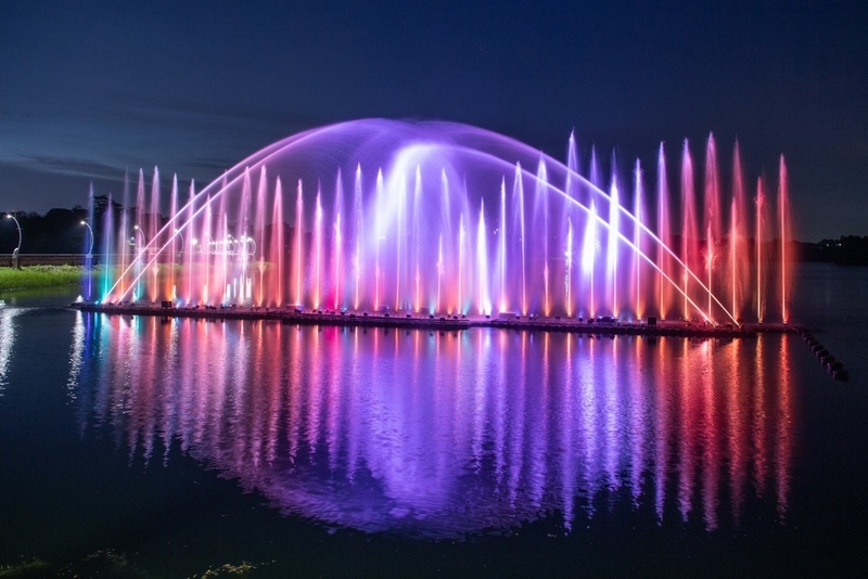 嘉市蘭潭拱門水舞造型 國中數學教材收錄為範例