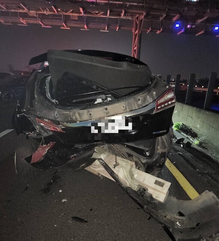 國3竹田段連環撞5人送醫 2月大嬰兒無生命跡象