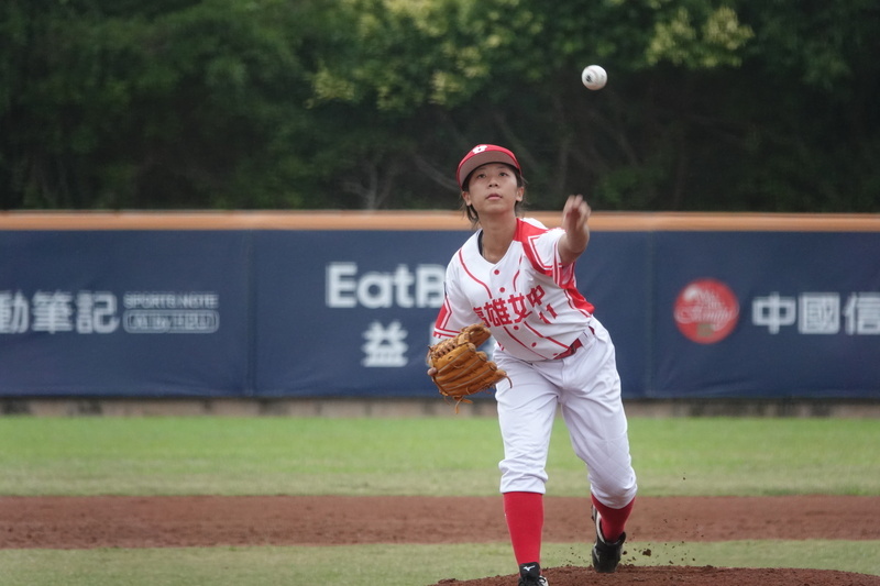 雄女劉姝榆受熱血棒球漫畫影響 黑豹旗先發圓夢