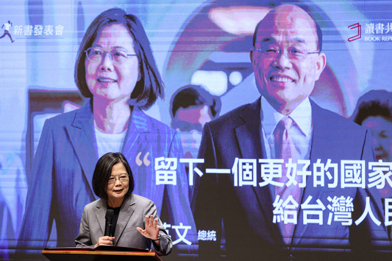 蔡總統為蘇貞昌「護國四年」站台 盼傳承執政經驗