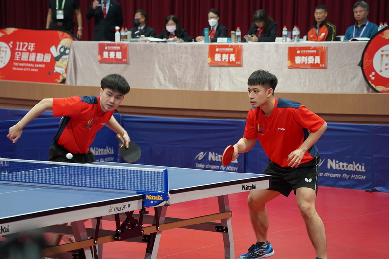 林昀儒搭檔廖振珽 全運會男雙桌球奪冠第2金入袋