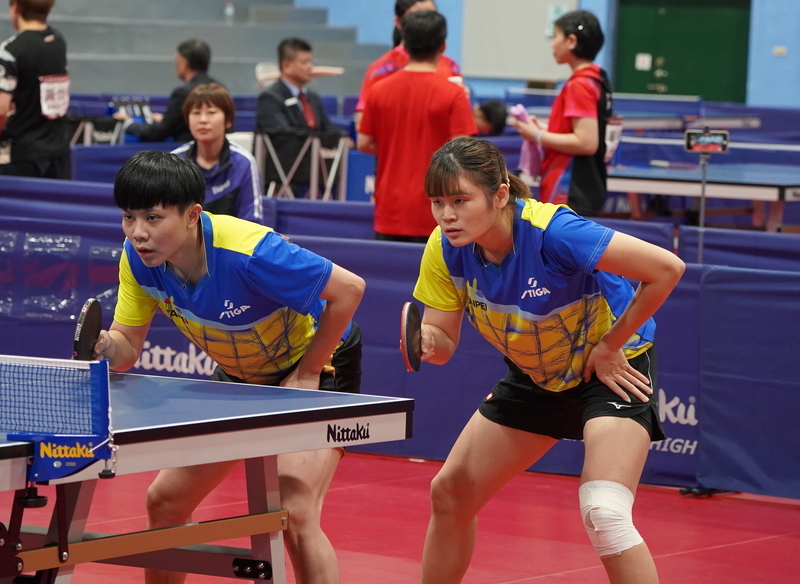 鄭怡靜搭檔學妹爆冷落敗 全運會桌球女雙鍍銀