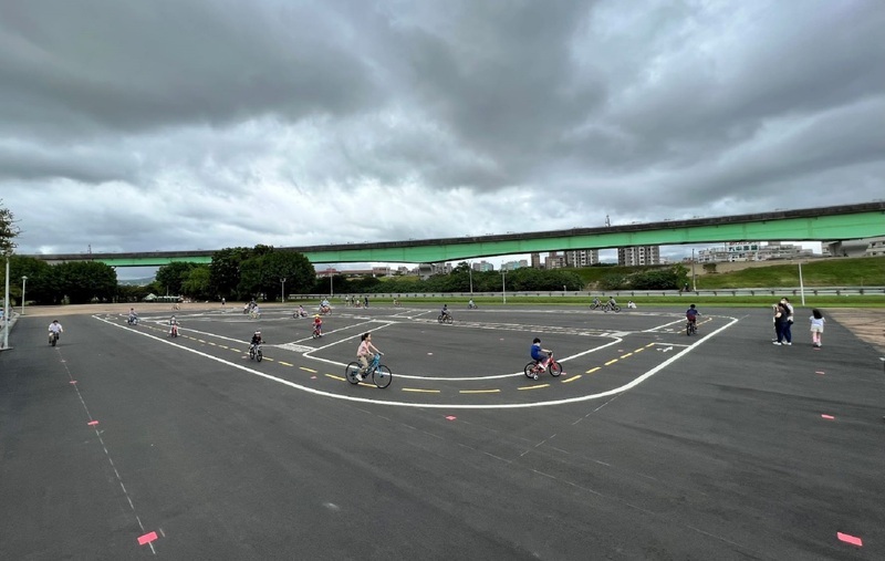 兒童超跑、滑步車 新北大都會公園啟用練習場