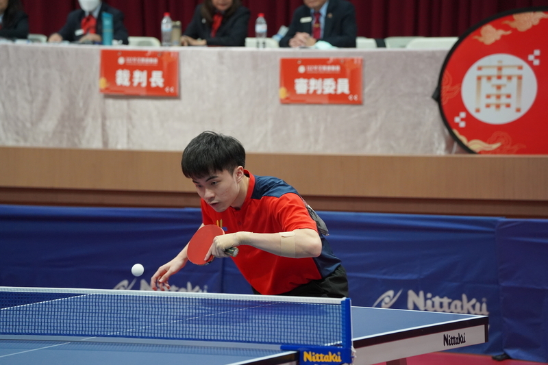 完勝8年前對手 林昀儒男單首輪過關拚全運4金