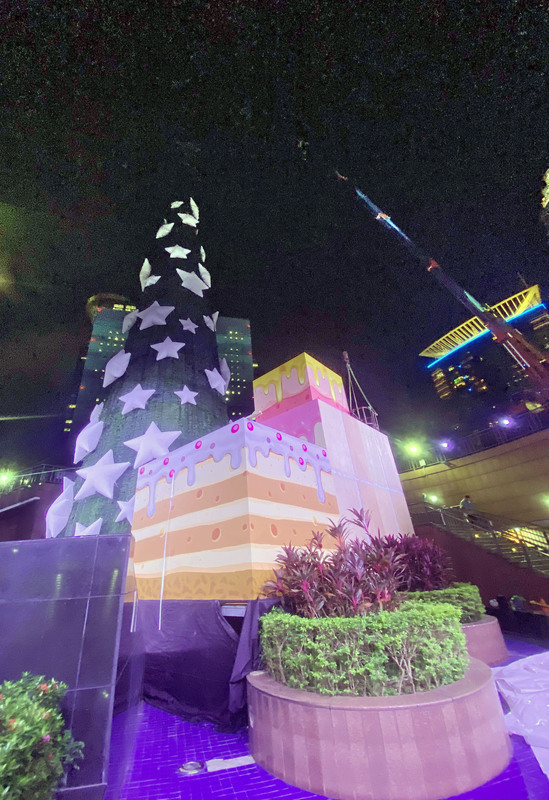 新北歡樂耶誕城11/17點燈 打造天幕式抹茶耶誕樹