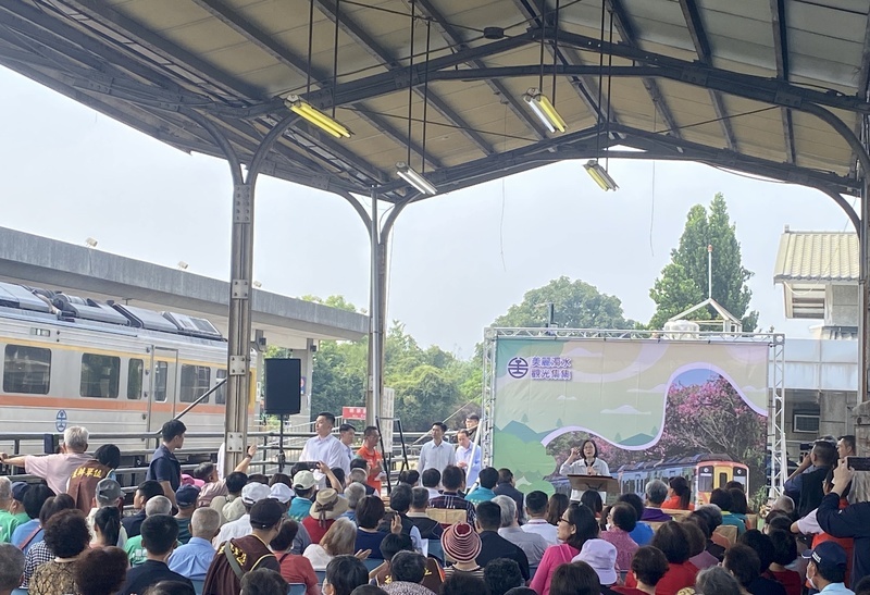 蔡總統：台鐵田中支線完工後 彰投轉乘更便利