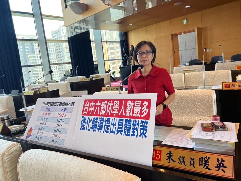 2022年高中職生離學潮 台中市休學人數六都最多