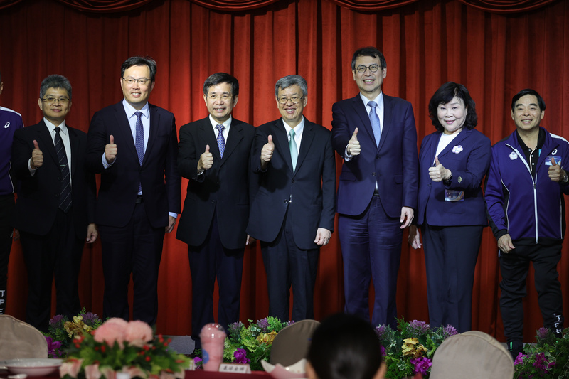 亞帕運餐會 陳建仁力挺身心障礙運動員持續發光