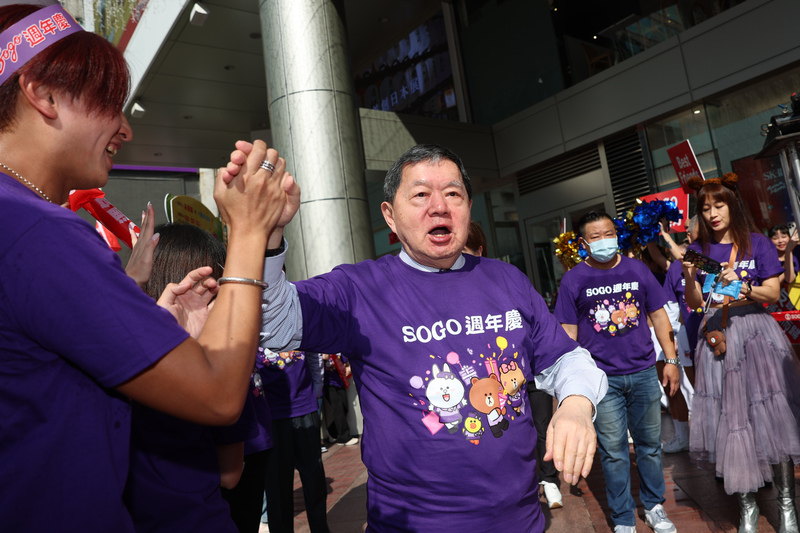 徐旭東讚台灣零售業展現衝勁 SOGO將加速店鋪創新