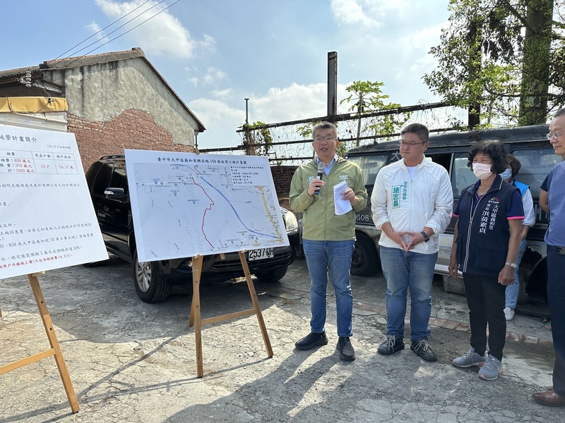 台中大甲義和里自來水延管 蔡其昌爭取千萬補助