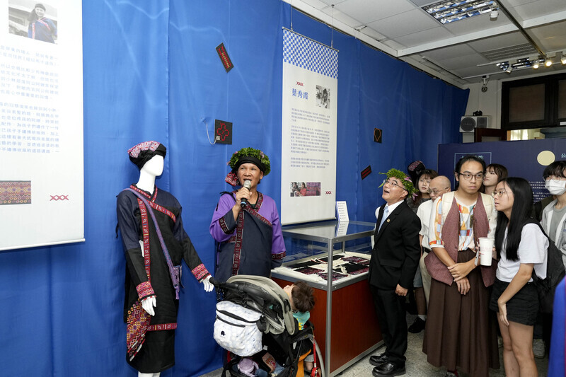 台大展出文化復振成果 一針一線找回大武壠族繡品
