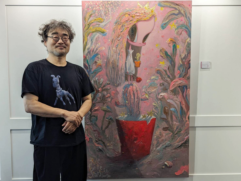 插畫作品隨韓劇受注目 韓國藝術家蠶山台北開首展